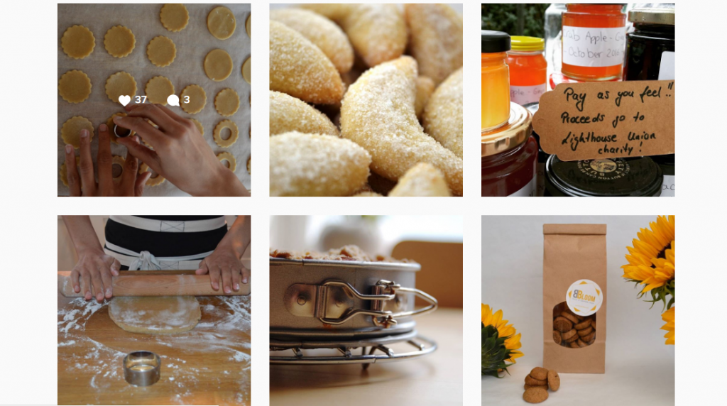 Our advent calendar 2016 on Instagram Bloom Bakers