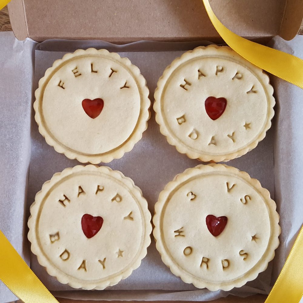 Standard Happy Birthday Biscuits Box Bloom Bakers