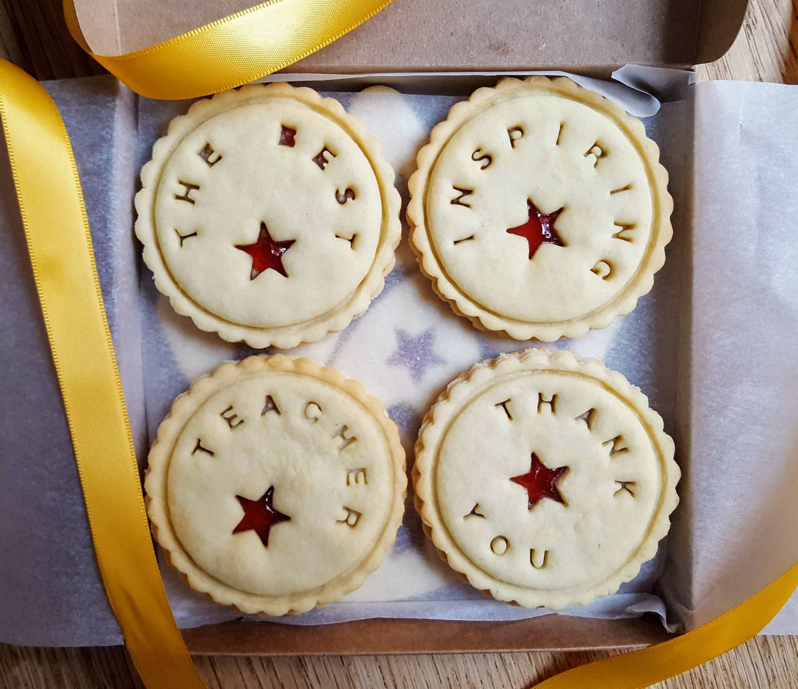 Personalised Thank You Teacher Biscuits Bloom Bakers
