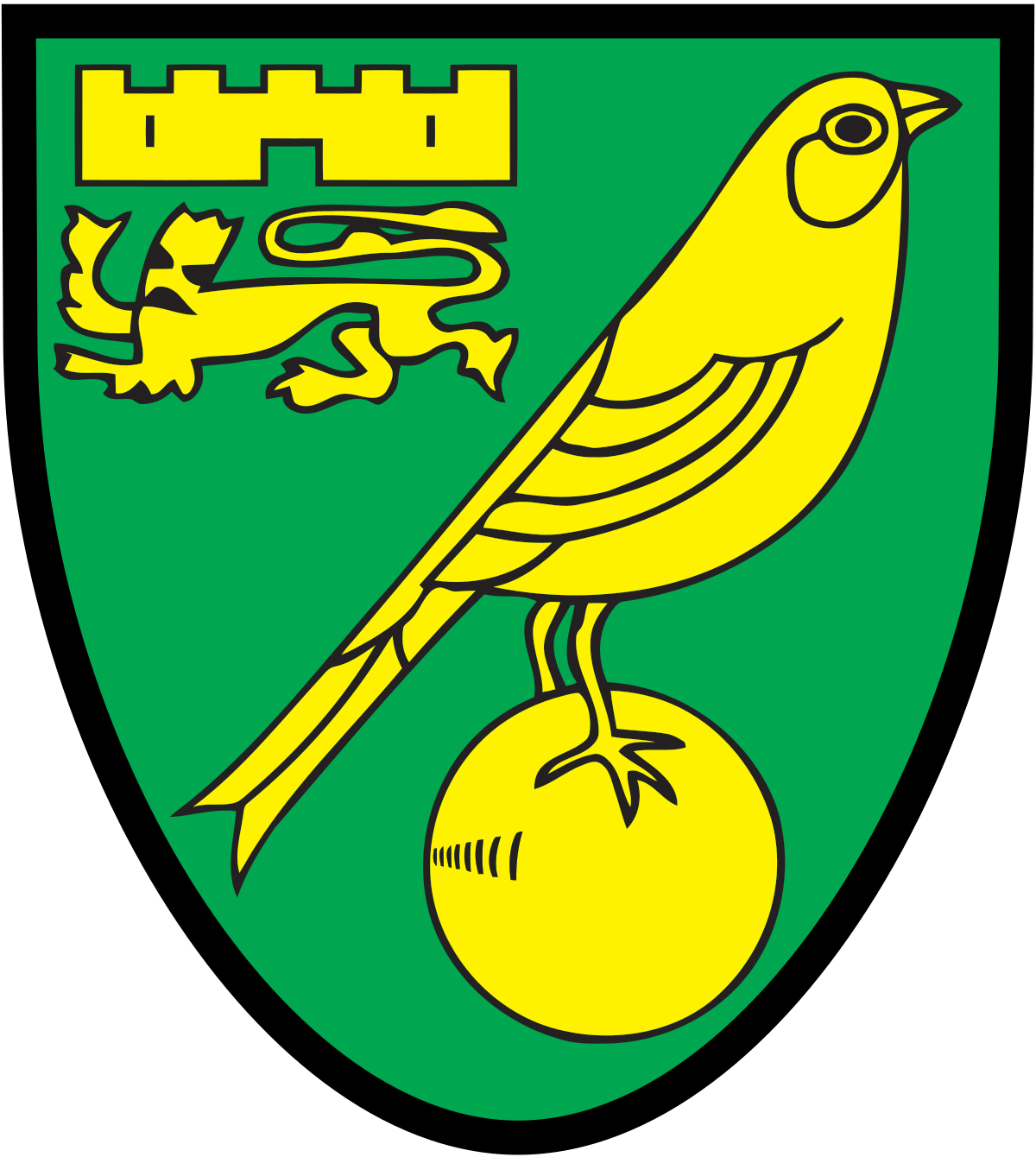 Norwich city Football club logo
