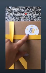 Bloom Bakers influencer biscuit box