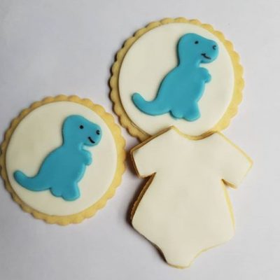 Dinosaur cookies to buy from Bloom Bakers