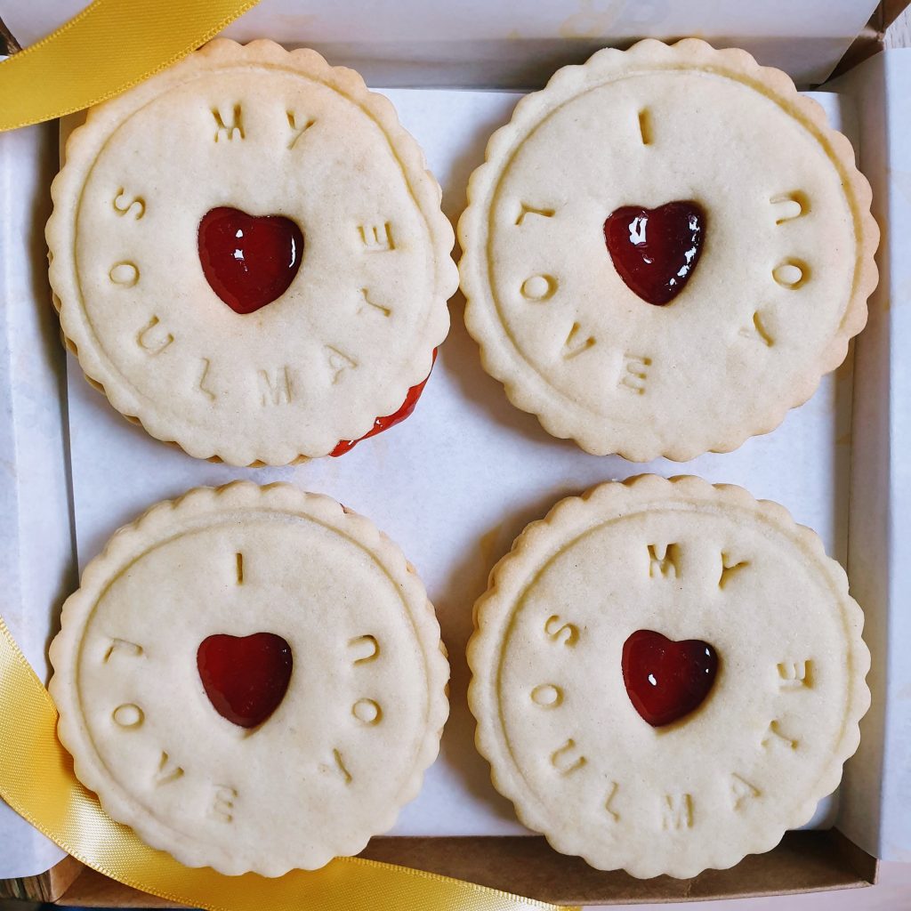 My Soulmate I love you biscuits by Bloom Bakers