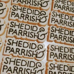 SHedid and Parish hand iced vegan biscuits