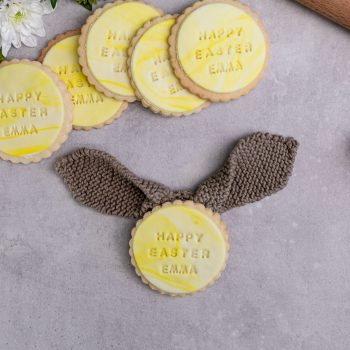 personalised Iced easter biscuits