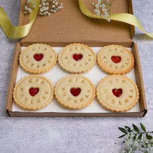 Eid biscuits in Letterbox friendly packaging