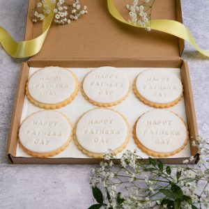 Fathers day fondant biscuits