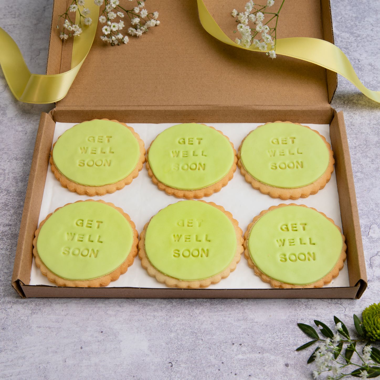 Iced Get Well Soon Biscuits Bloom Bakers