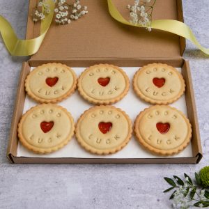 Good luck biscuits in letterbox friendly gift box