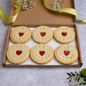 I'm sorry biscuits in letterbox friendly packaging