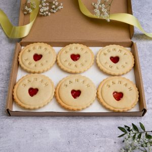 personalised merry Christmas biscuits