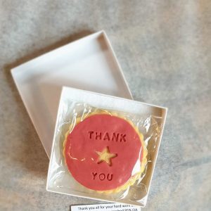 Thank you biscuits for Monzo Bank by Bloom Bakers