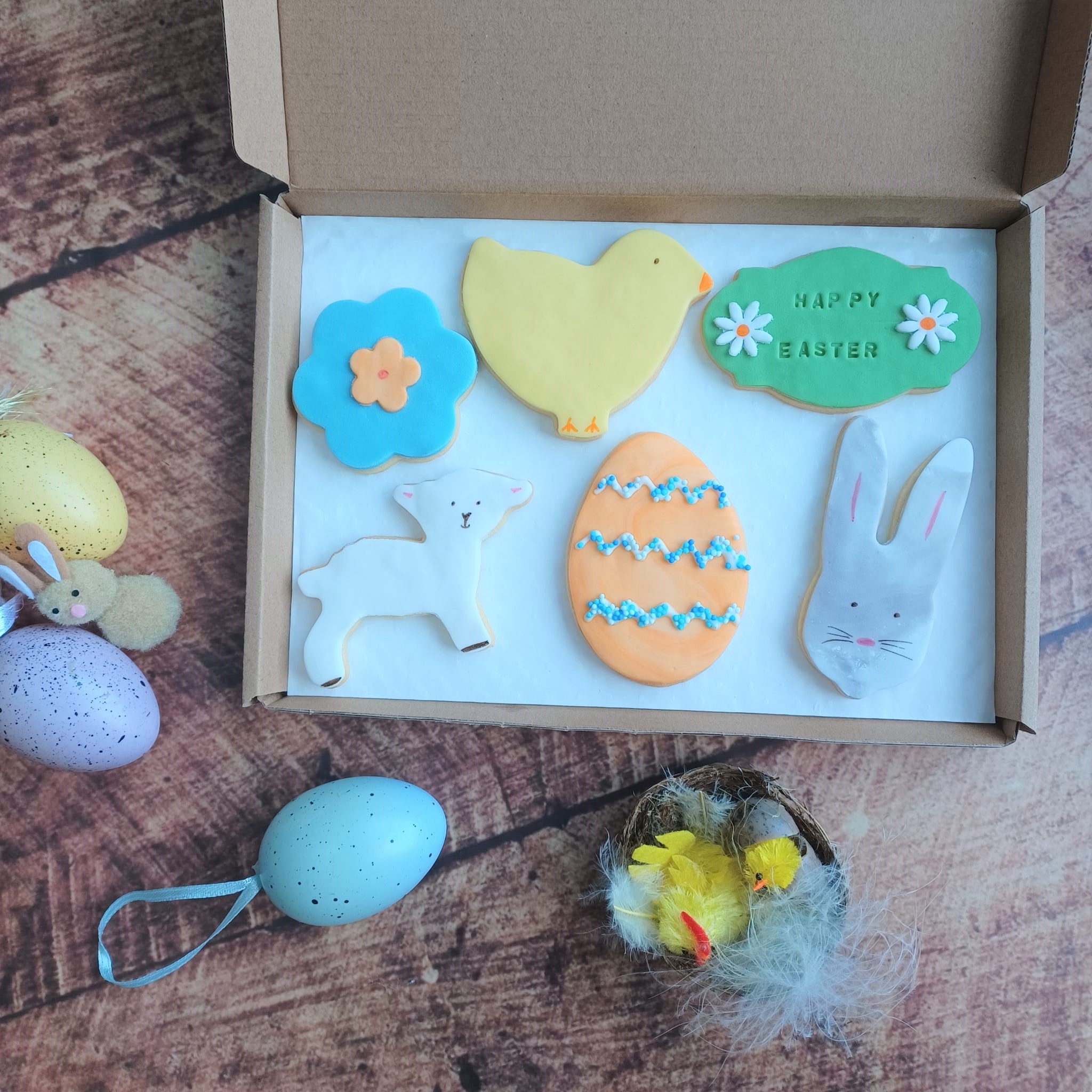 Easter biscuit gift box by Bloom Bakers
