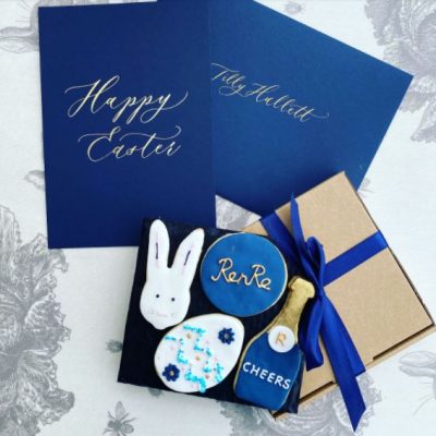 Luxurious Easter hand iced biscuit box