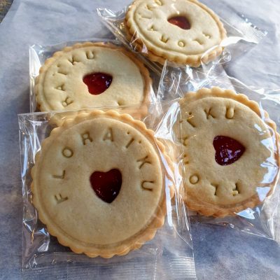 Branded jam biscuits for Floraiku