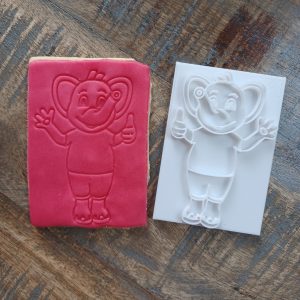 champ the elephant cookie stamp for candlelightser childrens charity event