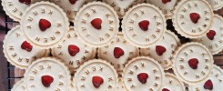 Bespoke biscuits made for a wedding