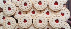 Bespoke biscuits made for a wedding