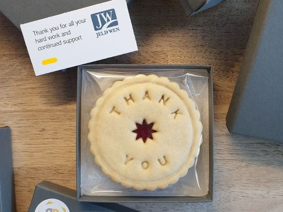 Jeld Wen thank you jam biscuits by Bloom Bakers