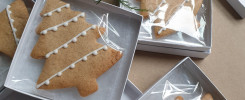Christmas tree gingerbread Biscuits for JTI