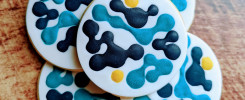 neurodiverse marketing logo biscuits for Katie Heart